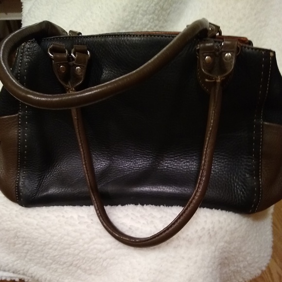 Cole Haan Tri Color(brown and black)Leather Purse - Picture 2 of 8